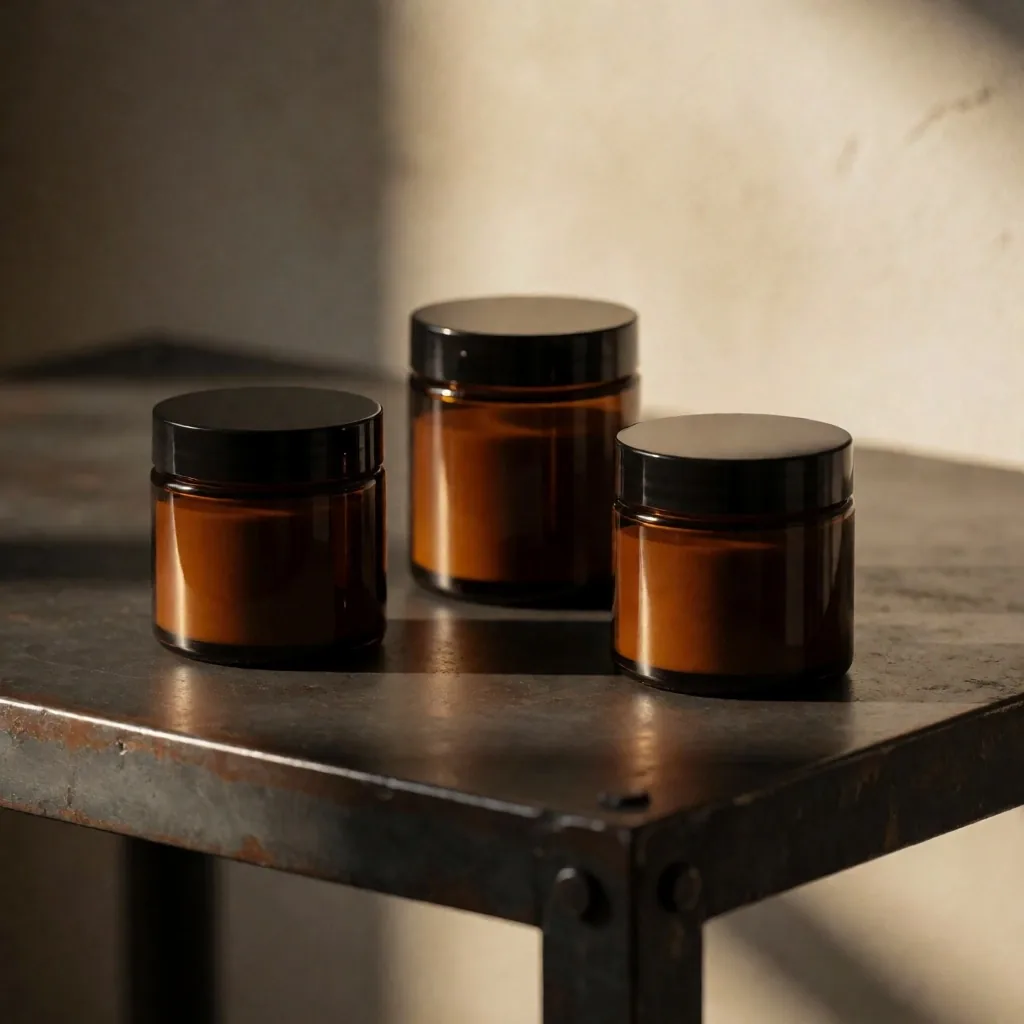 VitalBase supplement bottles on a graphite shelf