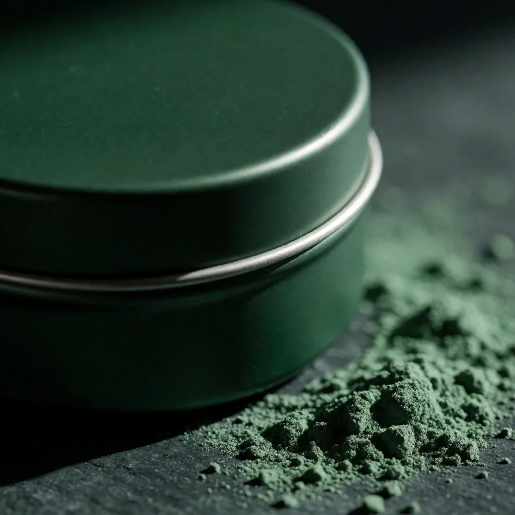 Green Vitality powder tin