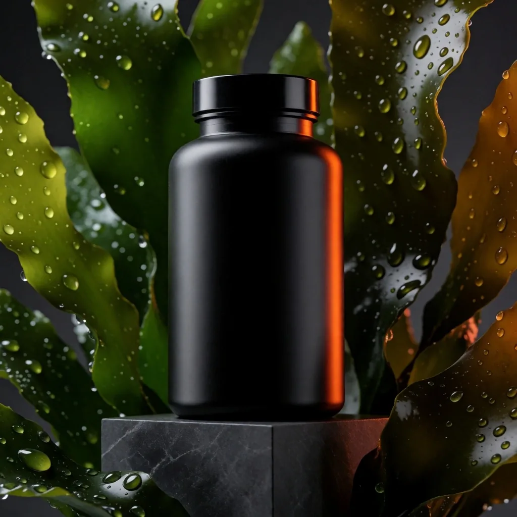 VitalBase Plant-Based Omega algal oil bottle